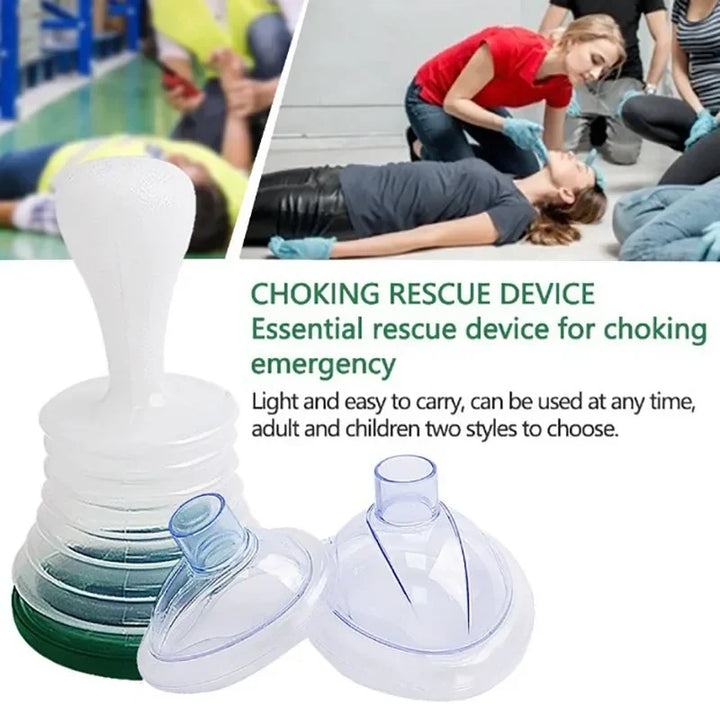 1Set Health Care Choking Rescue Device Home Travel Kit for Adult and Children First Aid Kit Mask With Packaging Emergency Device